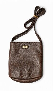 The Sak Brown Pebbled Leather Crossbody Bag